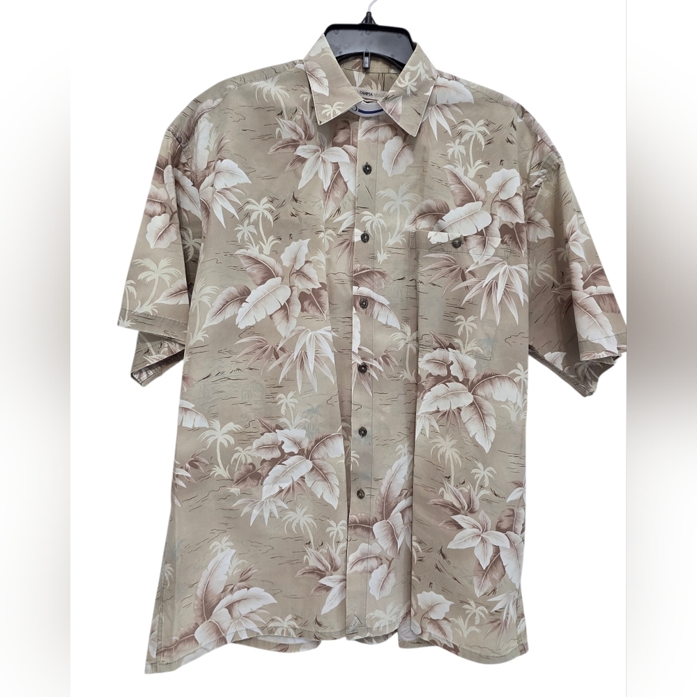 Moda Campia Moda Casual Short Sleeve Shirt Size XL